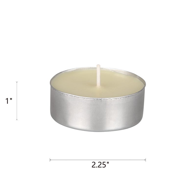 Mega Candles شموع ميغا 12 قطعة شموع شاي كبيرة بدون رائحة، شمعة شمع مضغوط بمدة احتراق 12 ساعة، ديكور منزلي، حفلات زفاف، مناسبات، أحداث، تأملات، هدوء، سبا - Image 2